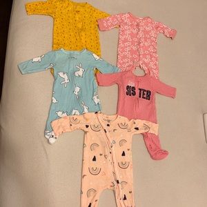 BUNDLE‼️Baby girl footed One-piece👌‼️👶